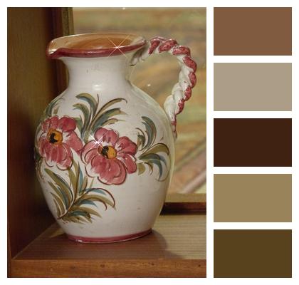 Flower Vase Vase Painted Image